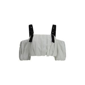PINKO Balloon sleeves crop Women's Top